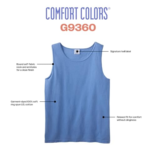  Comfort Colors Men's Adult OEKO-TEX Certified Tank Top Style 9360
| Comfort Colors Men's Adult Tank Top Style 9360 for 