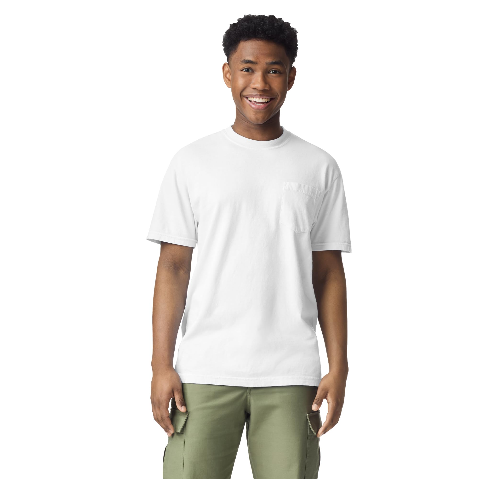  Comfort Colors Adult Short Sleeve Pocket Tee, Stylish and Comfortable for Everyday Wear, Men and Women
| Comfort Colors